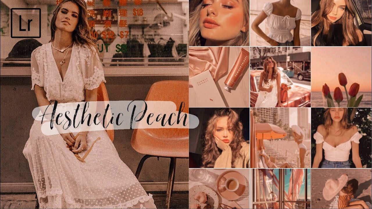 Edit Photo Lightroom Mobile: Easy Aesthetic Peach Preset Tutorial 
