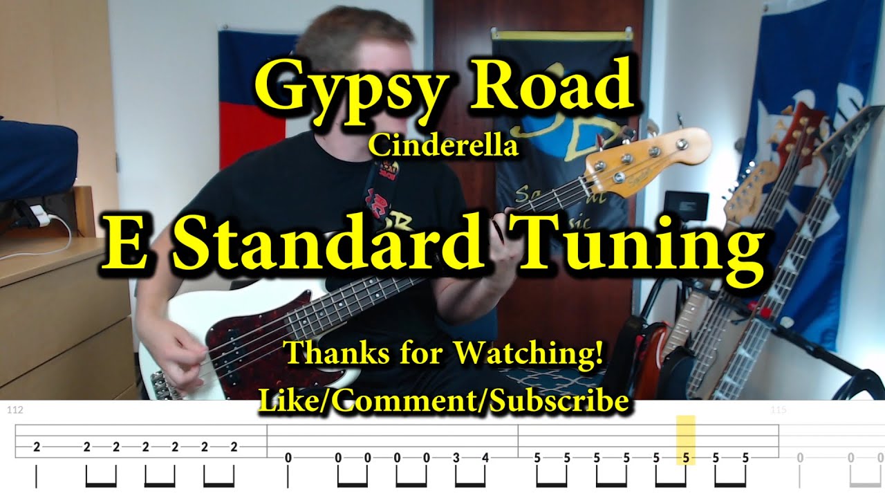 Gypsy Road - Cinderella (Bass Cover with Tabs)