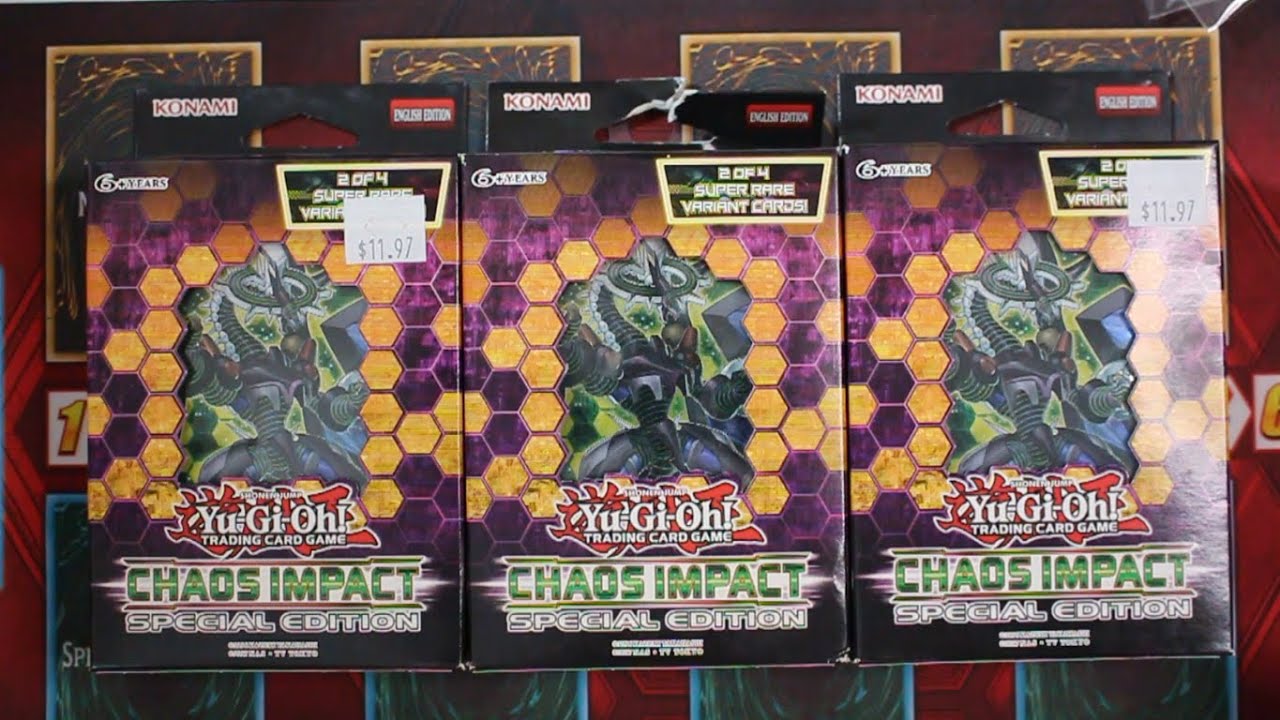 Yugioh TCG - Chaos Impact Special Edition Opening - 3 Boxes