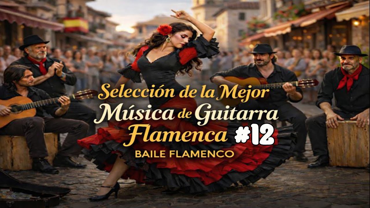 Selección de la mejor música de guitarra flamenca n.º 12 | Baile flamenco apasionado