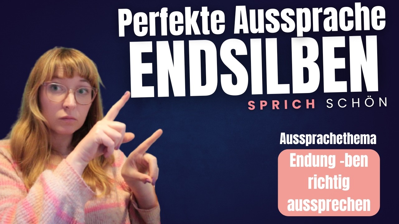 Endung -ben korrekt aussprechen | Aussprache verbessern | german pronunciation | Aussprachetraining