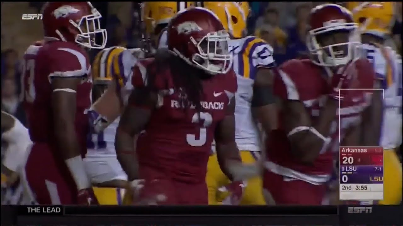 Arkansas vs. #9 LSU 2015 *remastered*
