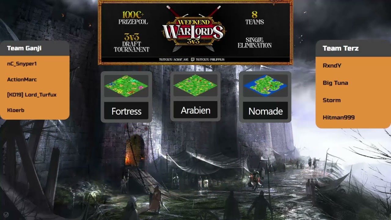 Weekend Warlords | Halbfinale | Team Ganji vs Team Terz