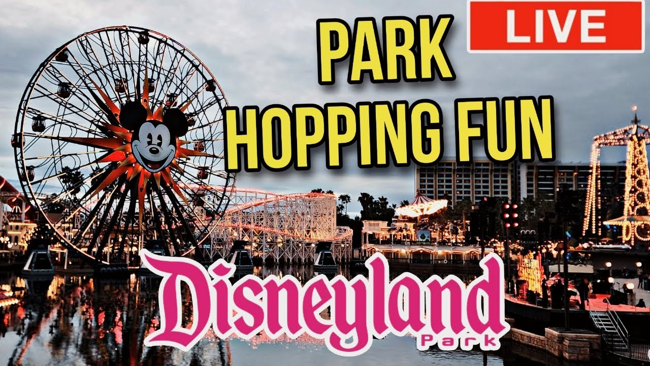 🔴Live! Spring break CROWDS at Disneyland Resort #disneyland