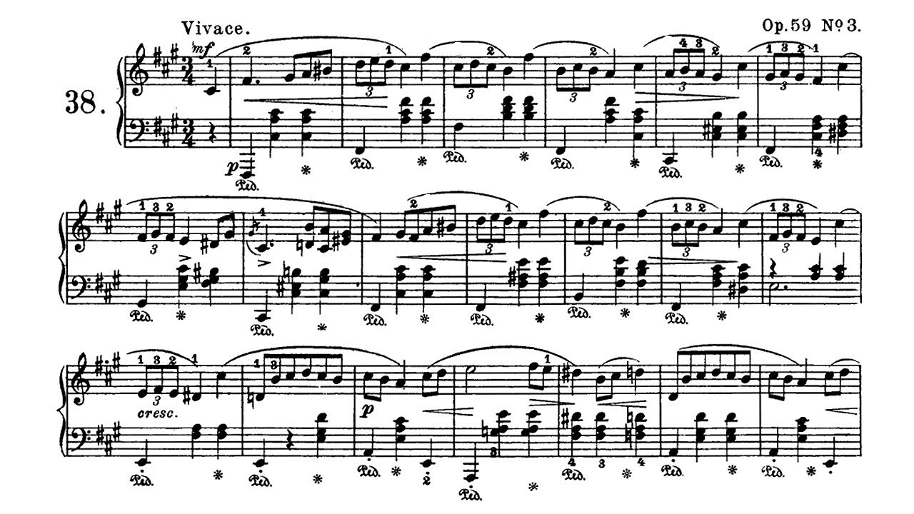 Chopin: Mazurka in F sharp minor Op. 59 No. 3 - Jan Ekier, 1987