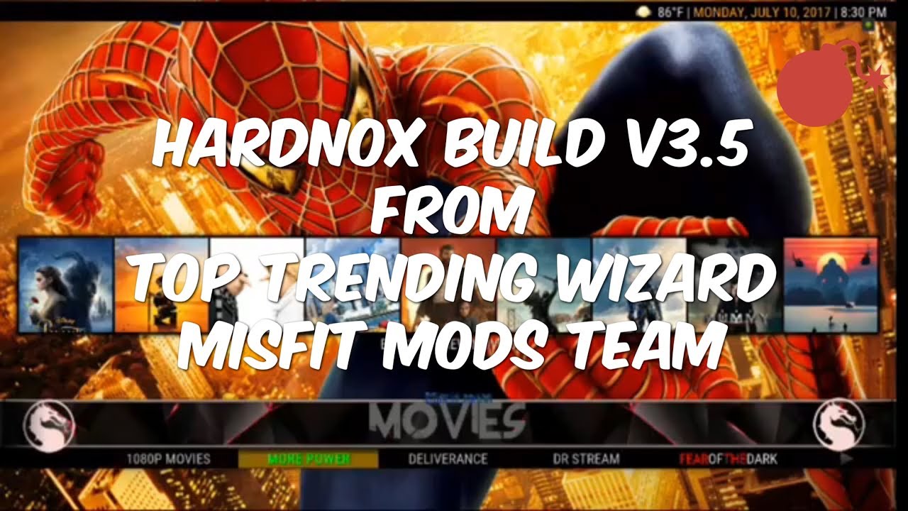 MISFIT MODS TOP TRENDING KODI 17.3 KRYPTON WIZARD WITH [HARDNOX BUILD V3.5] JULY 2017