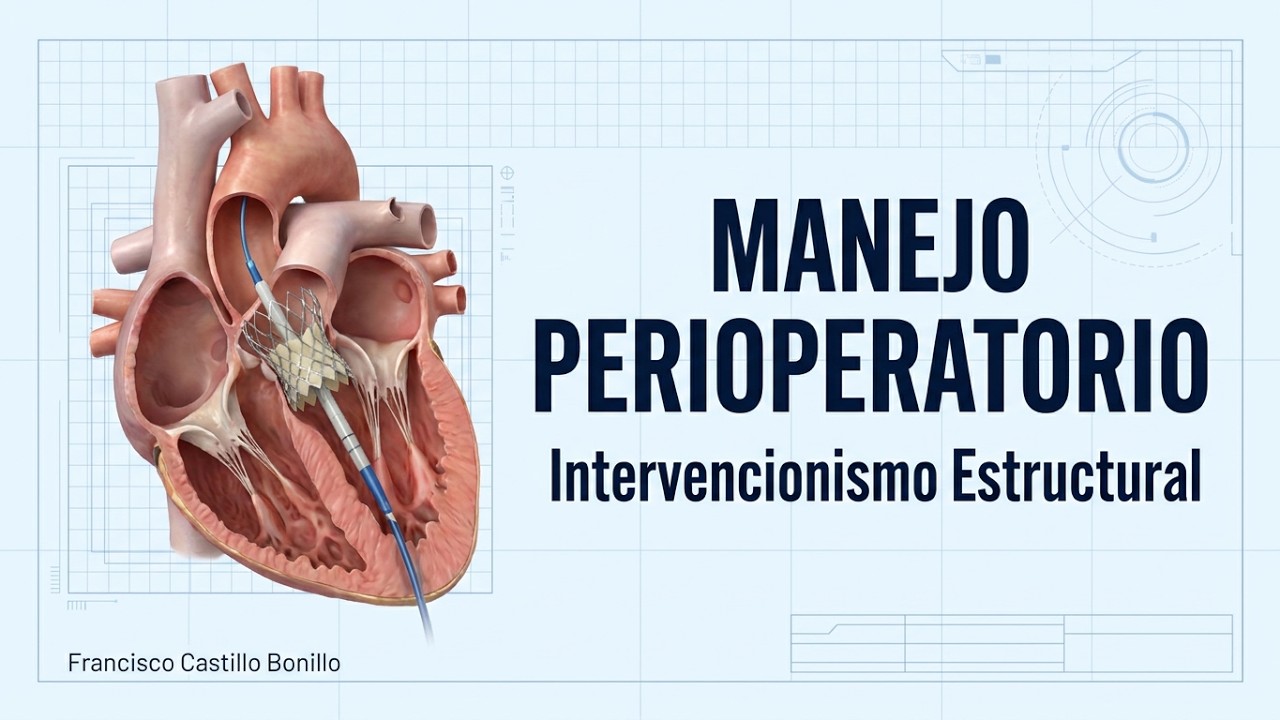 Consideraciones periop en procedimientos percutáneos de intervencionismo estructural cardíaco