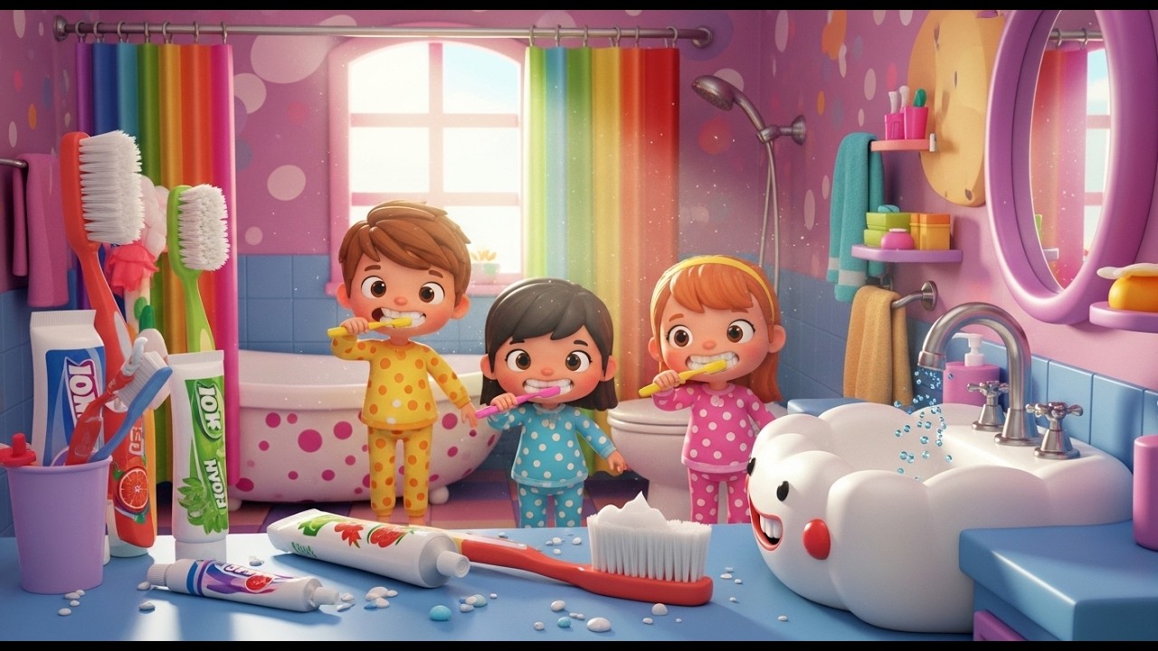 This Is the Way We Brush Our Teeth | Fun Hygiene Song for Kids | Nursery Rhymes & Toddler Songs