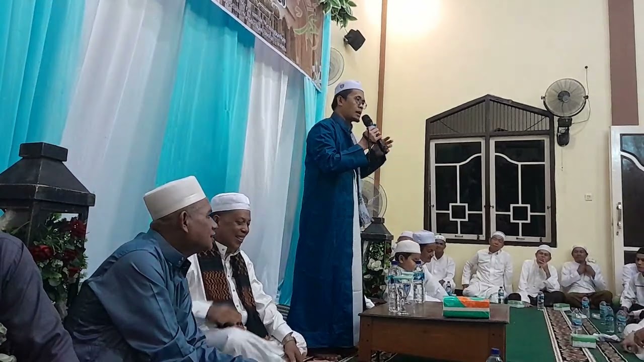 ceramah Guru ANNUR HIDAYATULLAH, acara isra mi'raj Di Mesjid Baiturrahman rt 20.