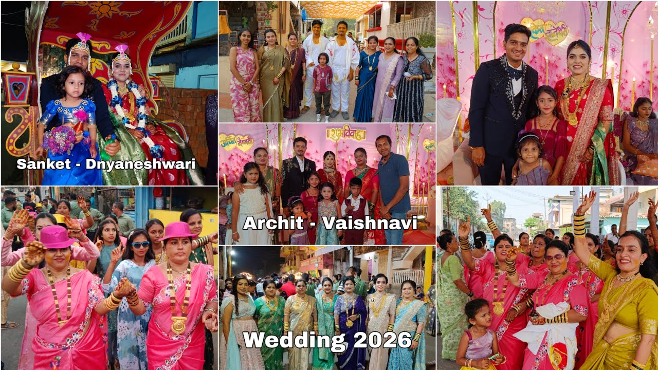 Wedding 2026 | Sanket Dnyaneshwari & Archit Vaishnavi Marriage #dance #style #fashion #makeup #koli
