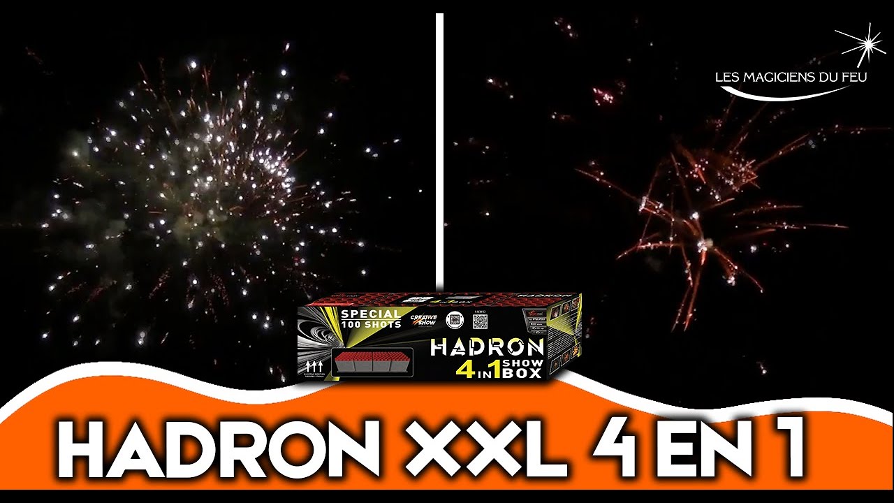 Feu d'artifice automatique - HADRON XXL 4 en 1