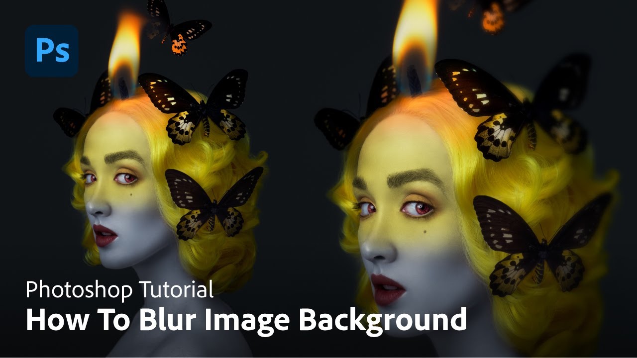How to Easily Blur Image Backgrounds for Stunning Effects! I Photoshop Explained I Adobe UK