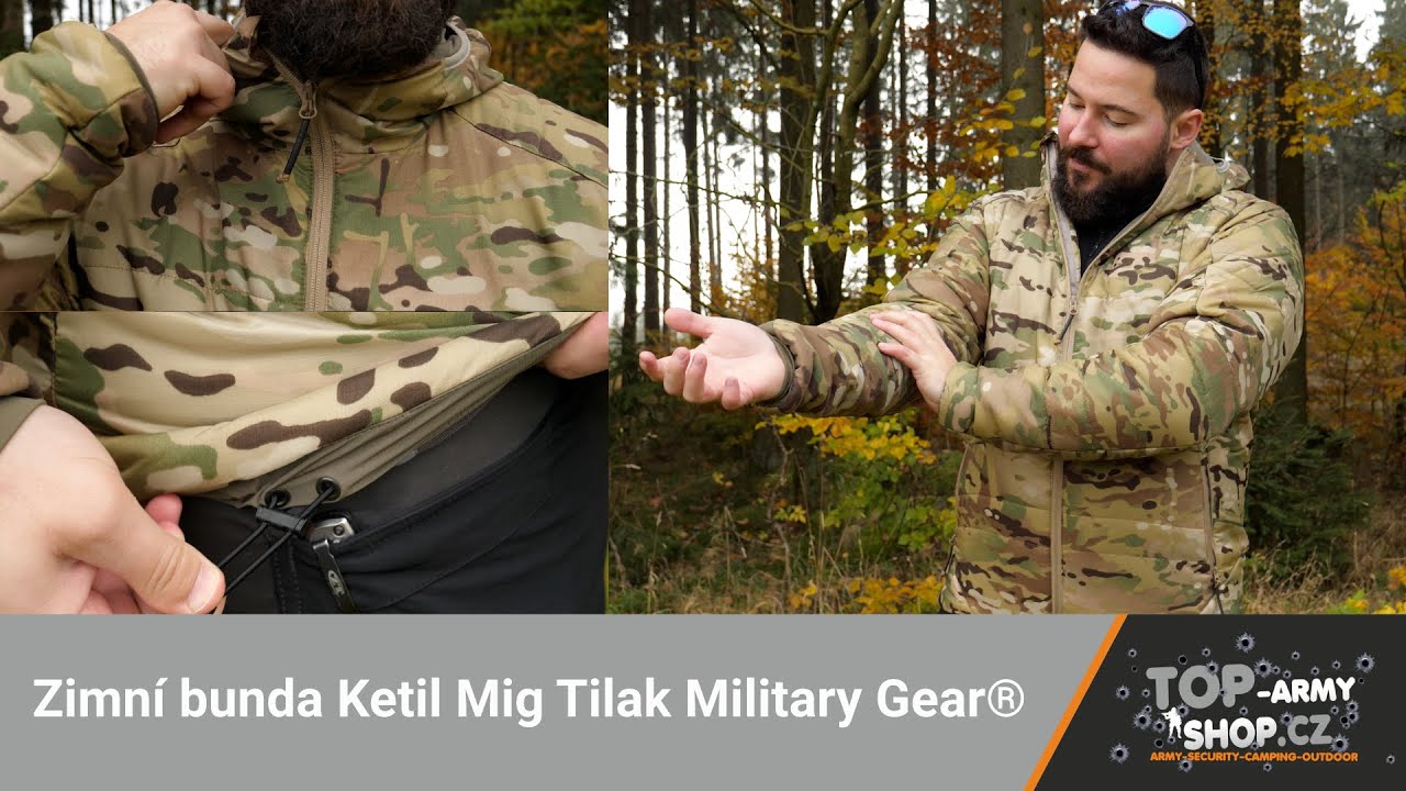 Zimní bunda Ketil Mig Tilak Military Gear® Spolehlivá izolační vrstva! Rigad