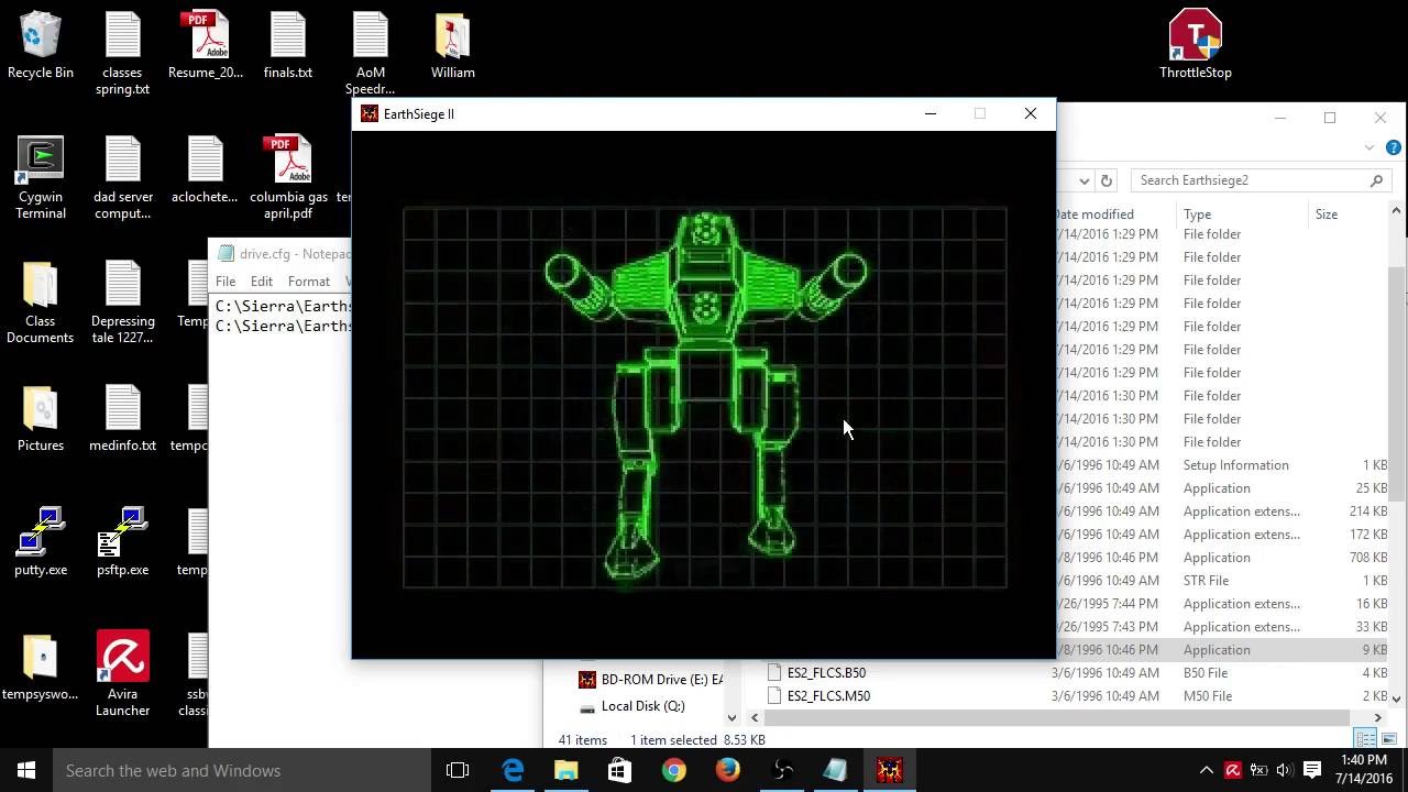 EarthSiege 2 Installation Tutorial - Windows 10