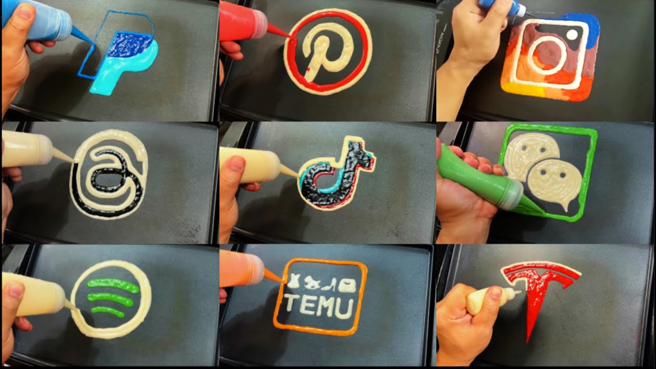 Flippin' Famous: Pancake Art of Iconic Logos
