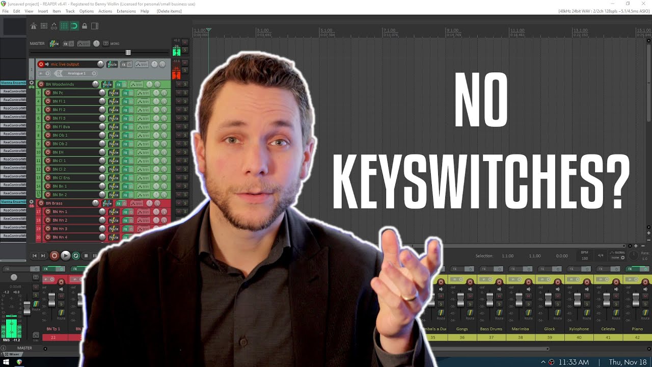 Orchestral Composing Template  |  Reaper + Orchestral Tools + VE Pro