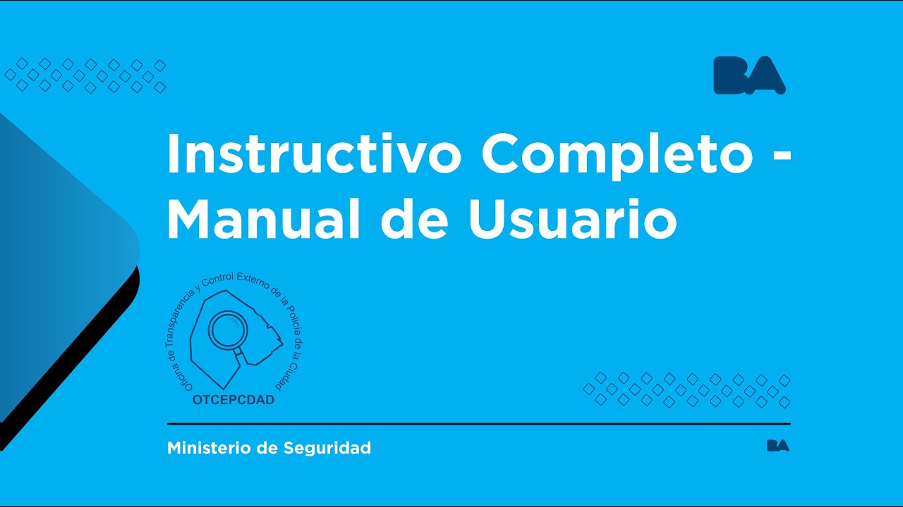 Instructivo Completo - Manual de Usuario