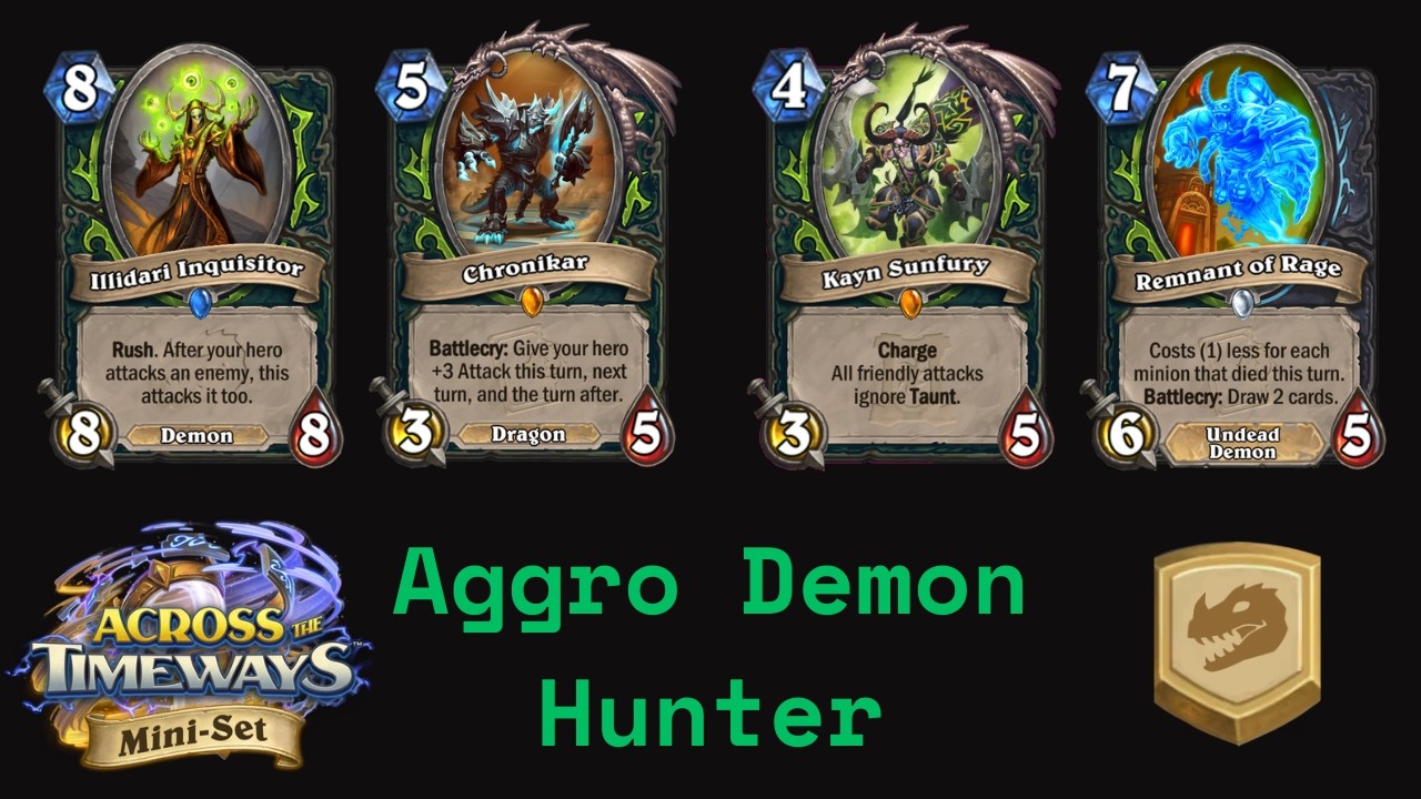 Aggro Demon Hunter, New And Fine Version! (Hearthstone Standard)