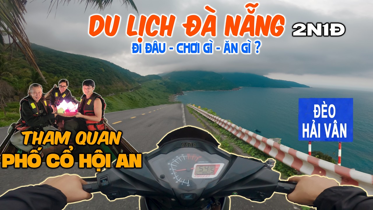 Tour Đ&agrave; Nẵng Ng&agrave;y 3| &Ocirc;m Cua Đ&egrave;o Hải V&acirc;n, Ăn Vặt Chợ Cồn, Phố Cổ Hội An | TichTravel#216