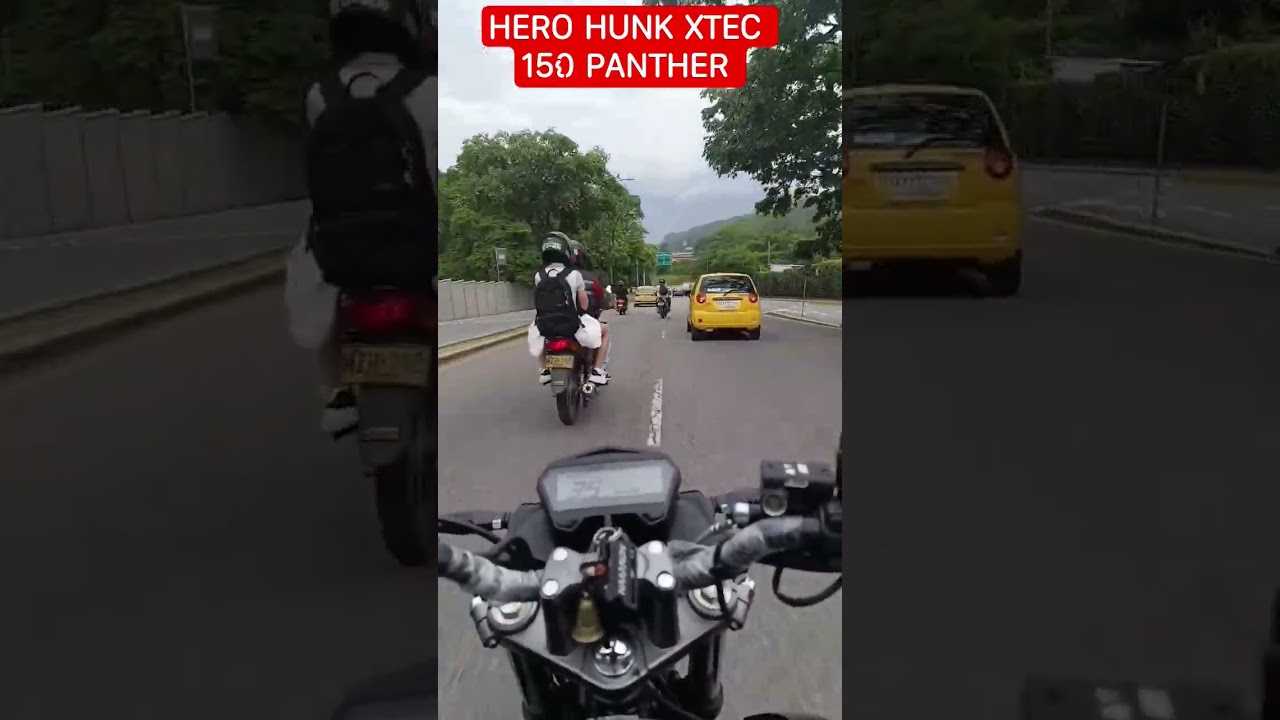 HERO HUNK 150 XTEC BLACK PANTHER