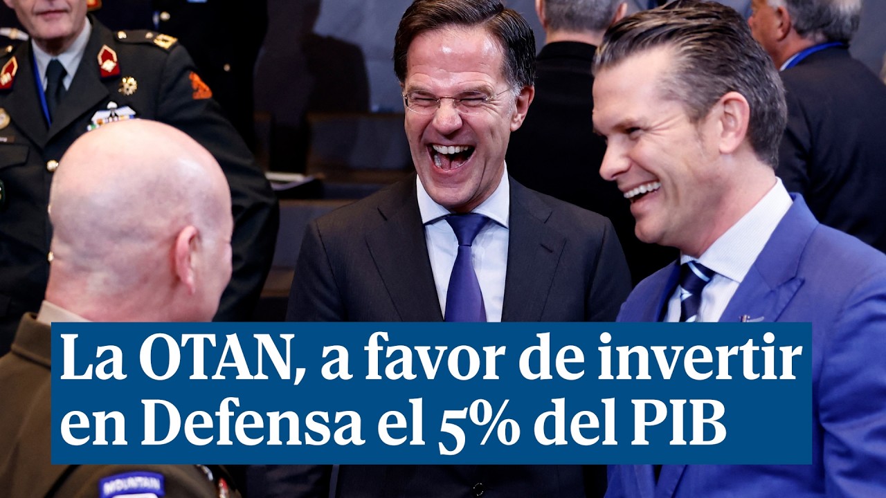La OTAN lanza el debate sobre inversi&oacute;n en Defensa del 5% que exige Trump: 