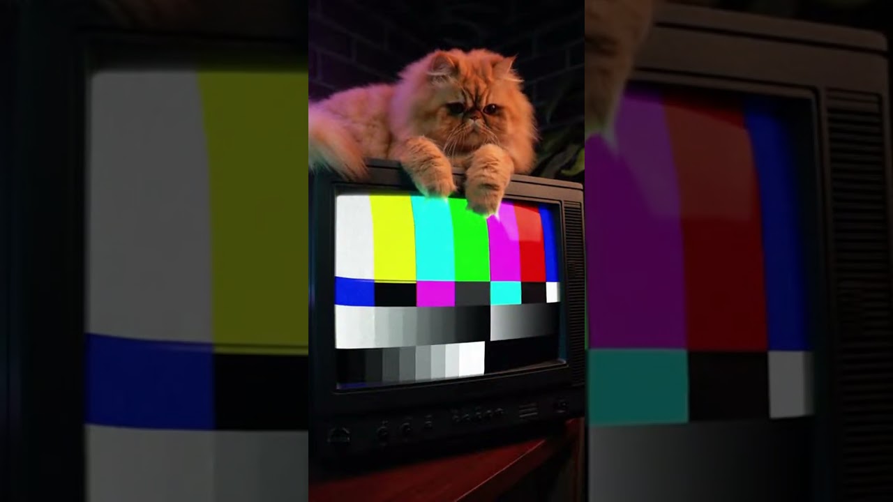 Chonky Cat Gets Glitched into Retro Video Game | Funny Pixel Cat Animation 