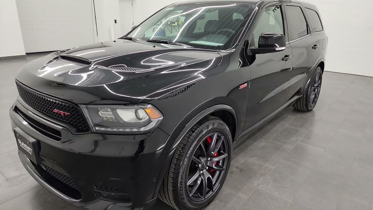 2018 DODGE DURANGO SRT8 DB BLACK PEARLCOAT 4K WALKAROUND 13666Z SOLD!