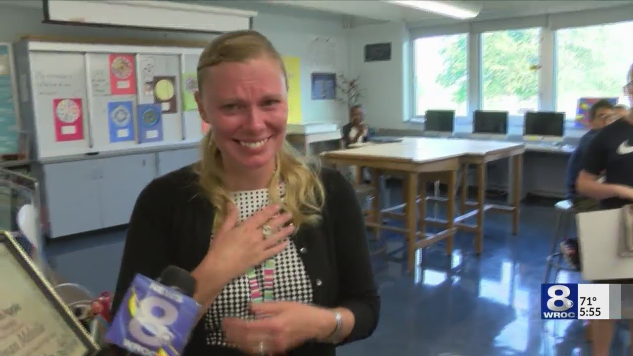 Megan Melville receives Golden Apple