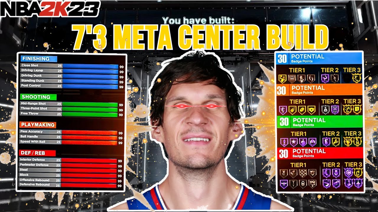 *NEW* 7'3 META CENTER BUILD IN NBA 2K23 NEXT GEN