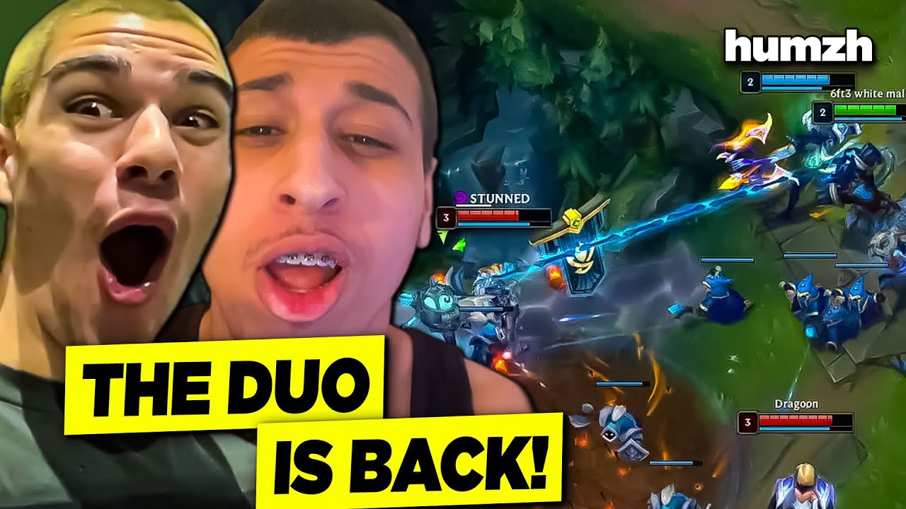 The Most CHAOTIC Duo Meets Again In Ranked.. (Humzh)