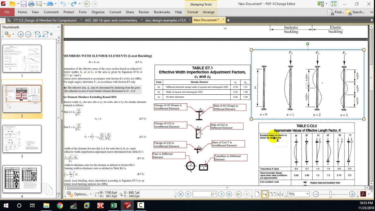 01 Steel Structure Design AISC-360-16- Design of Member for Compression