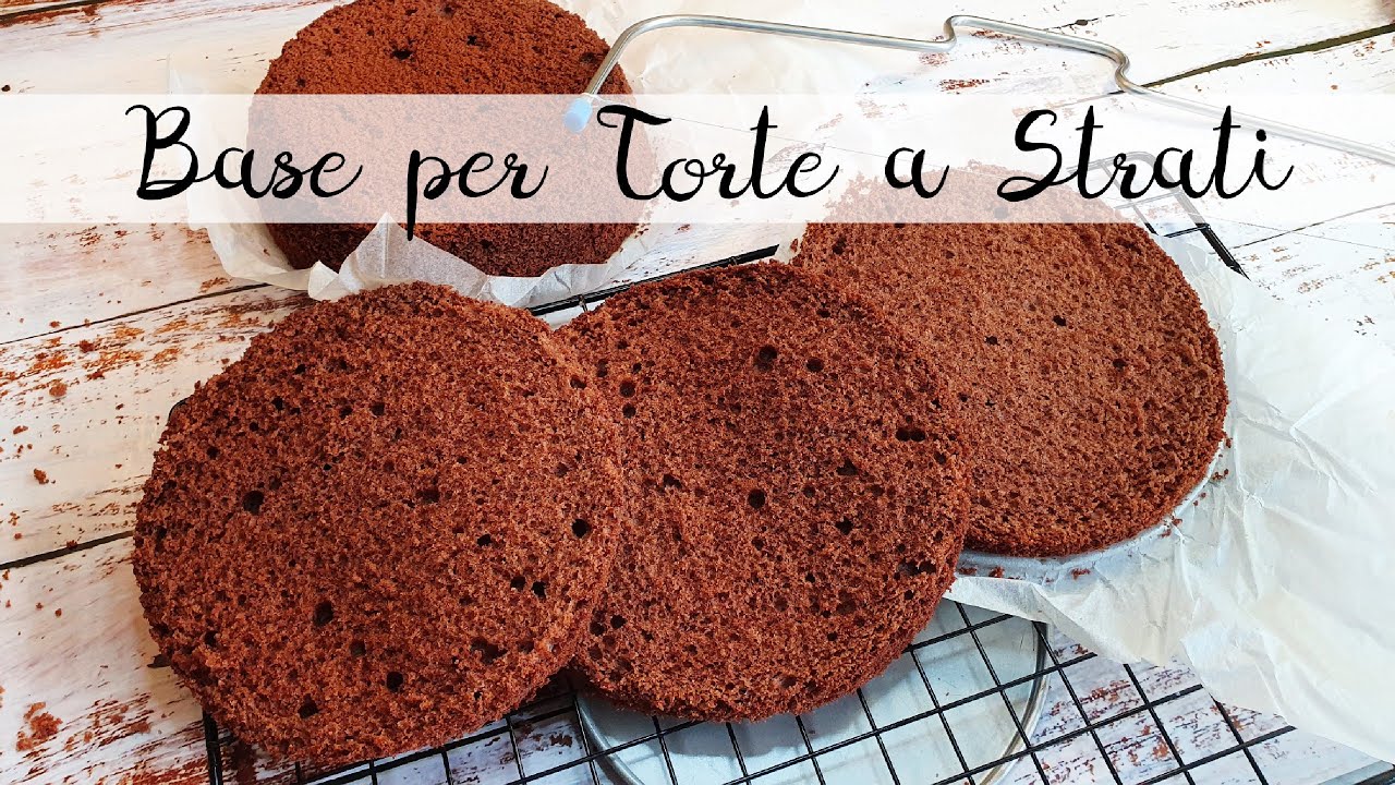 Base per torte cake design - Sponge Cake - la base perfetta per torte decorate