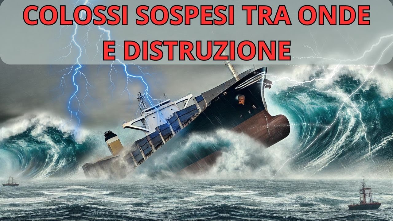 Navi Colossali Sferrano la Loro Forza contro Tempeste Oceaniche Spaventose