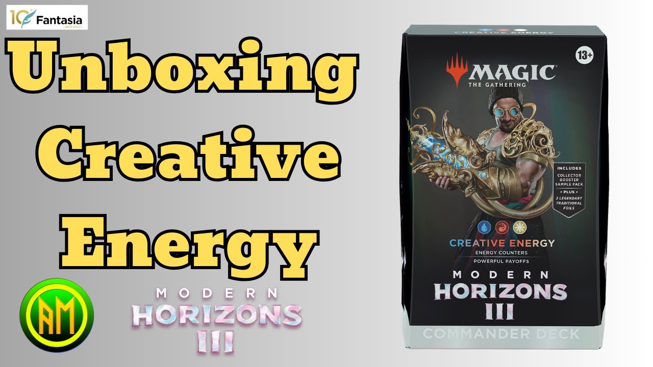 Unboxing Creative Energy ▶️ Commander Modern Horizons 3🔴⚪🔵 [MTG ITALIA🇮🇹]