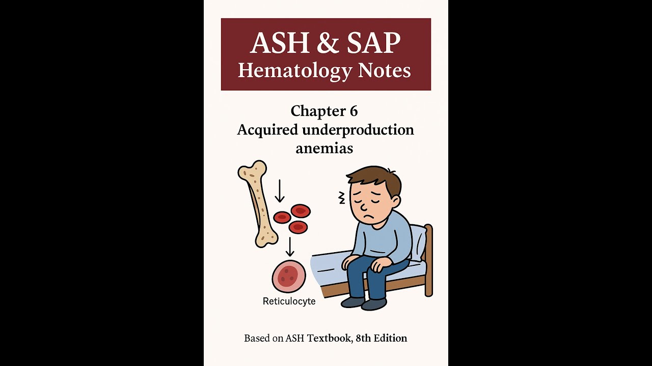 ASH & SAP Chp6 Acquired underproduction anemia_Introduction