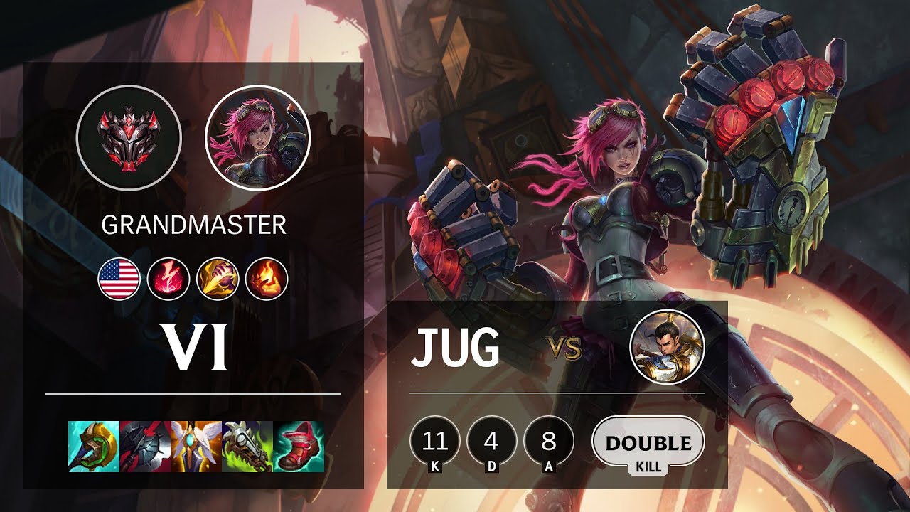 Vi Jungle vs Xin Zhao - NA Grandmaster Patch 11.12