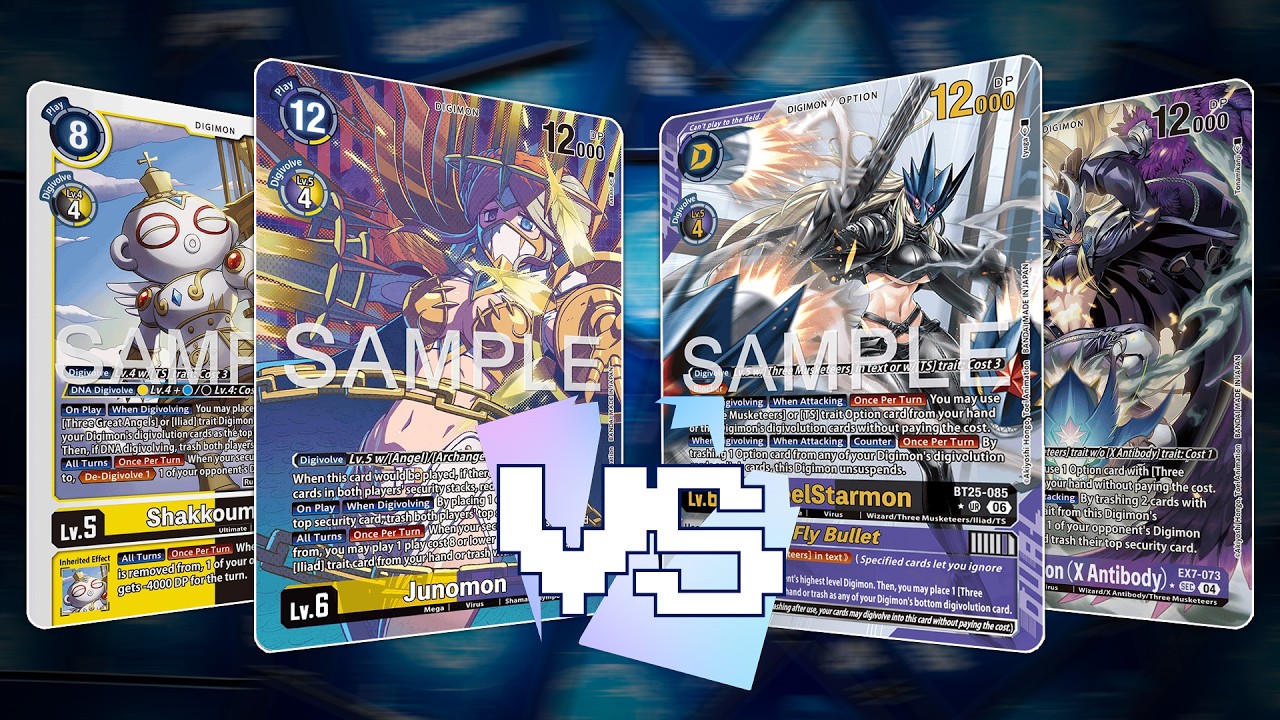 Junomon Angels Vs BeelStarmon | BT25 | Digimon Card Game