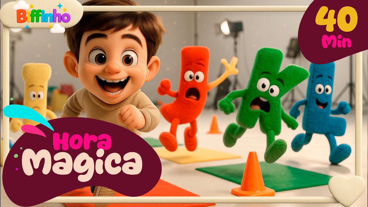 Hora Mágica | Aprenda a Contar | Alfabeto | Família | Desenhos Infantis Sem Intervalos | BIFFINHO
