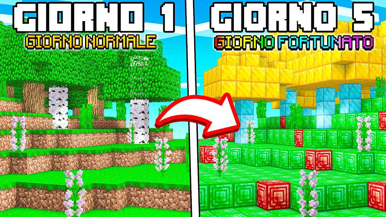 SOPRAVVIVO AI GIORNI PERSONALIZZATI DI MINECRAFT!