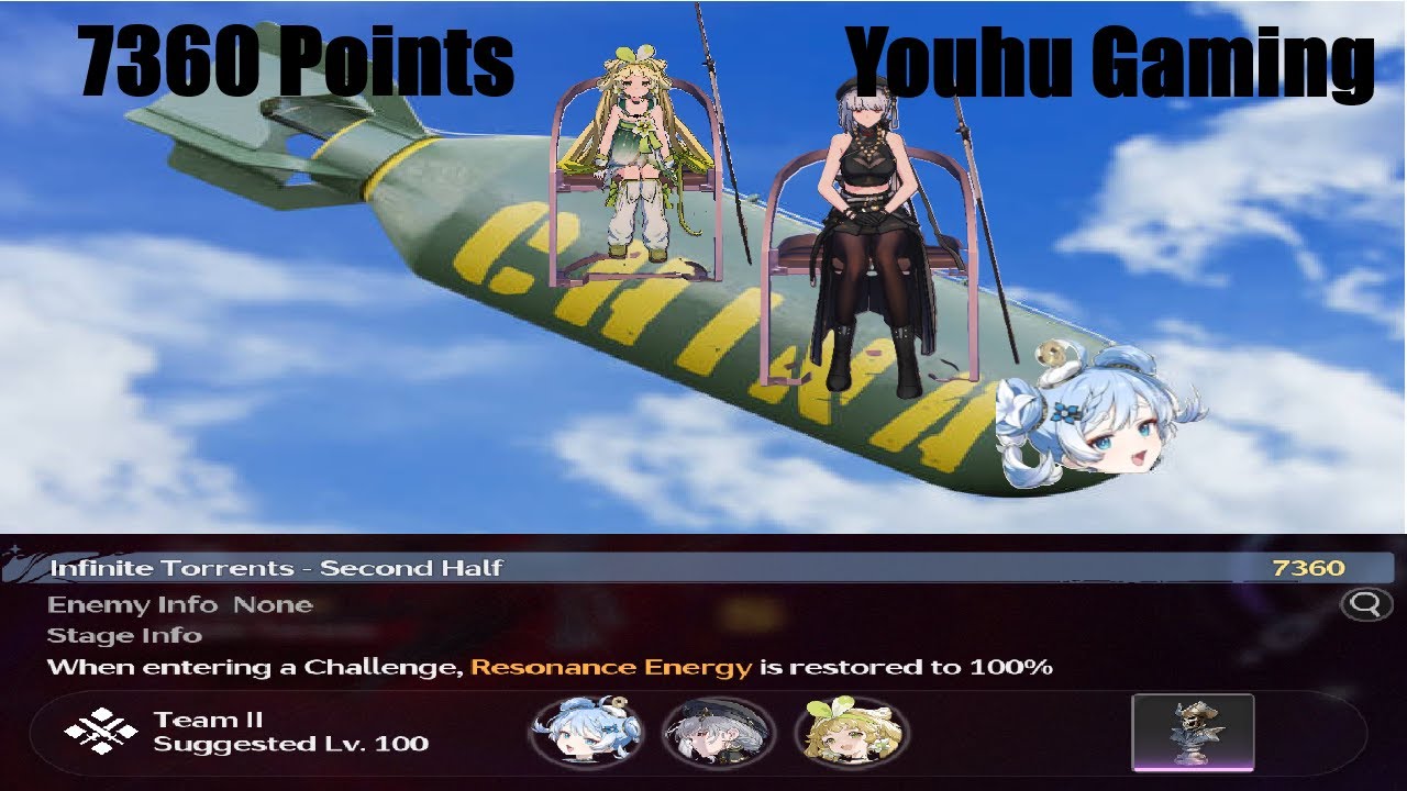 THE PINNACLE OF POWER 7360 Points Second Half Whiwa (youhu sanhua verina) wuwa 2.6