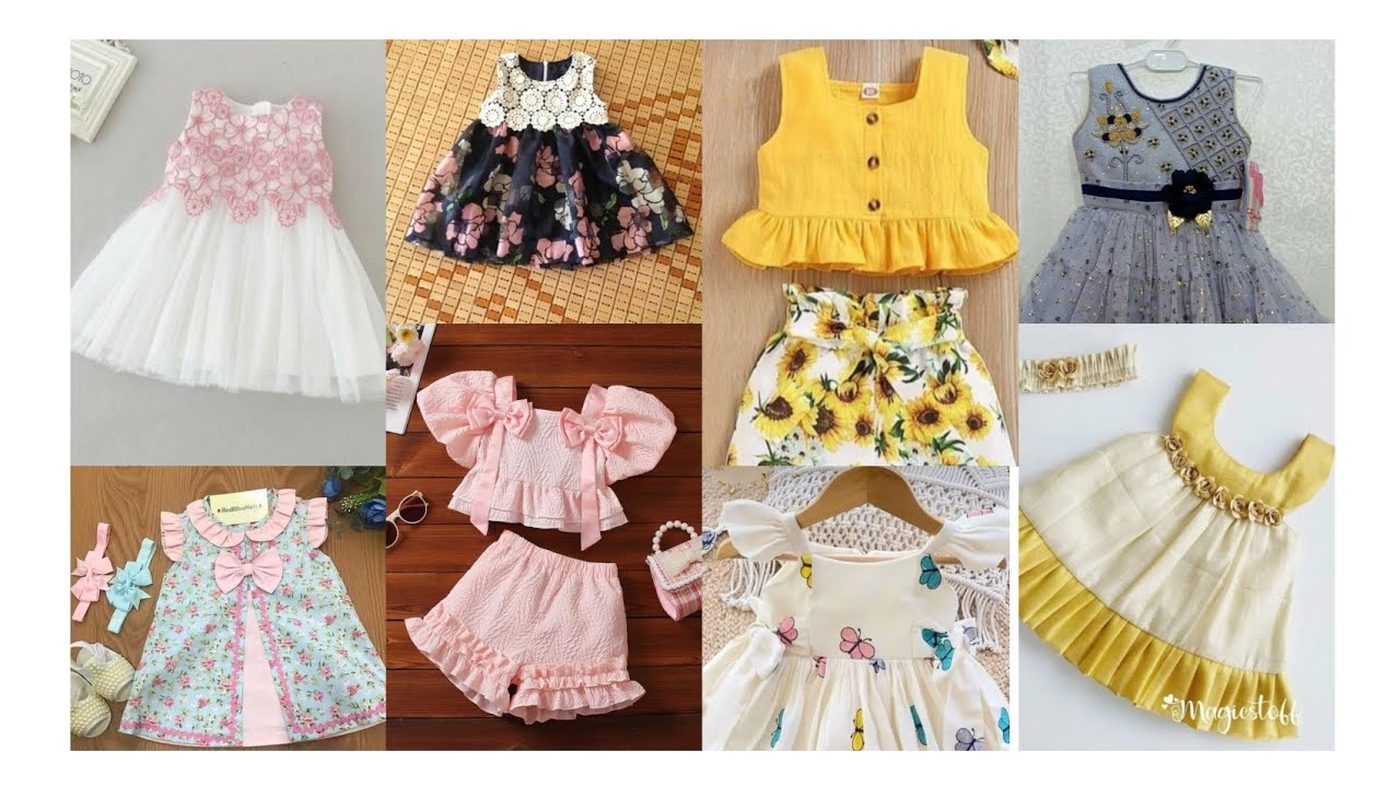 Eid dress design for girl /kids frock designs/Baby Frock ideas for girls/summer lawn frock designs