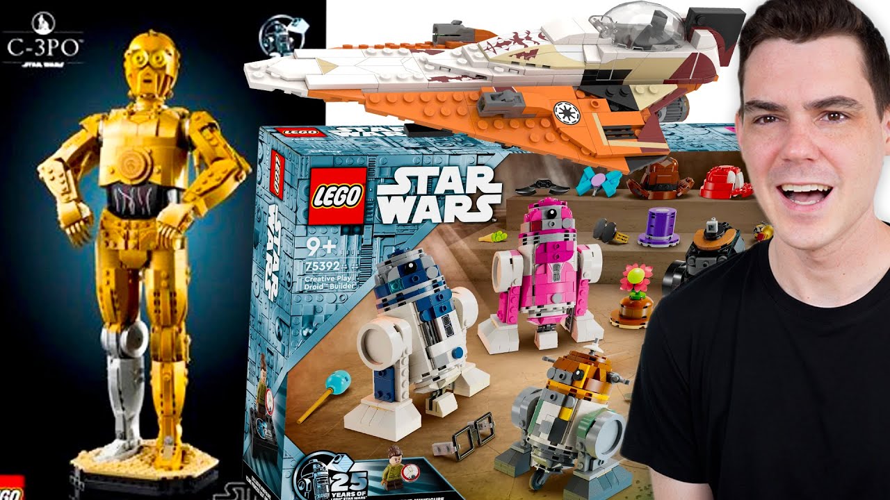 LEGO Star Wars SUMMER 2024 Jedi Bob UPDATE, the WEIRDEST set yet, and C-3PO!
