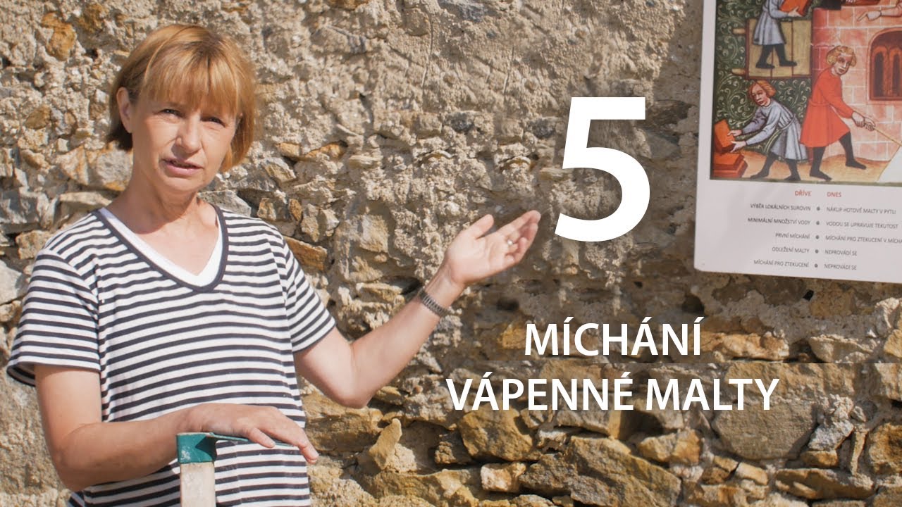 5 ★ Míchání vápenné malty // Jak se v minulosti stavělo s vápnem