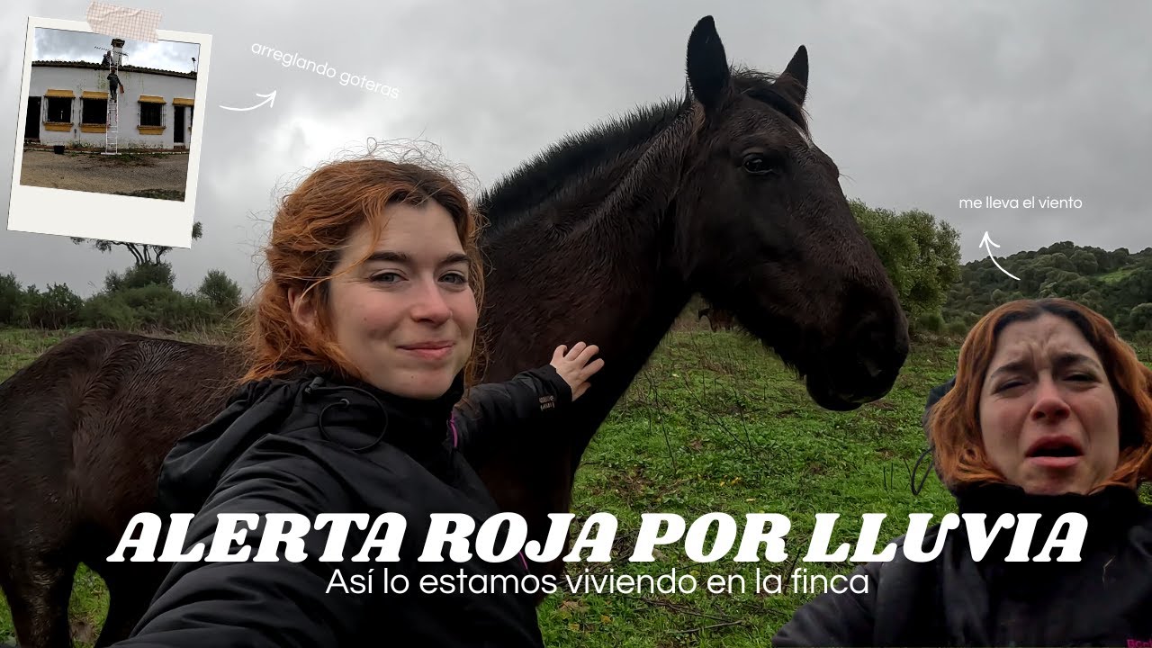 Así se vive una ALERTA ROJA por lluvias en medio del campo 😱🌧️