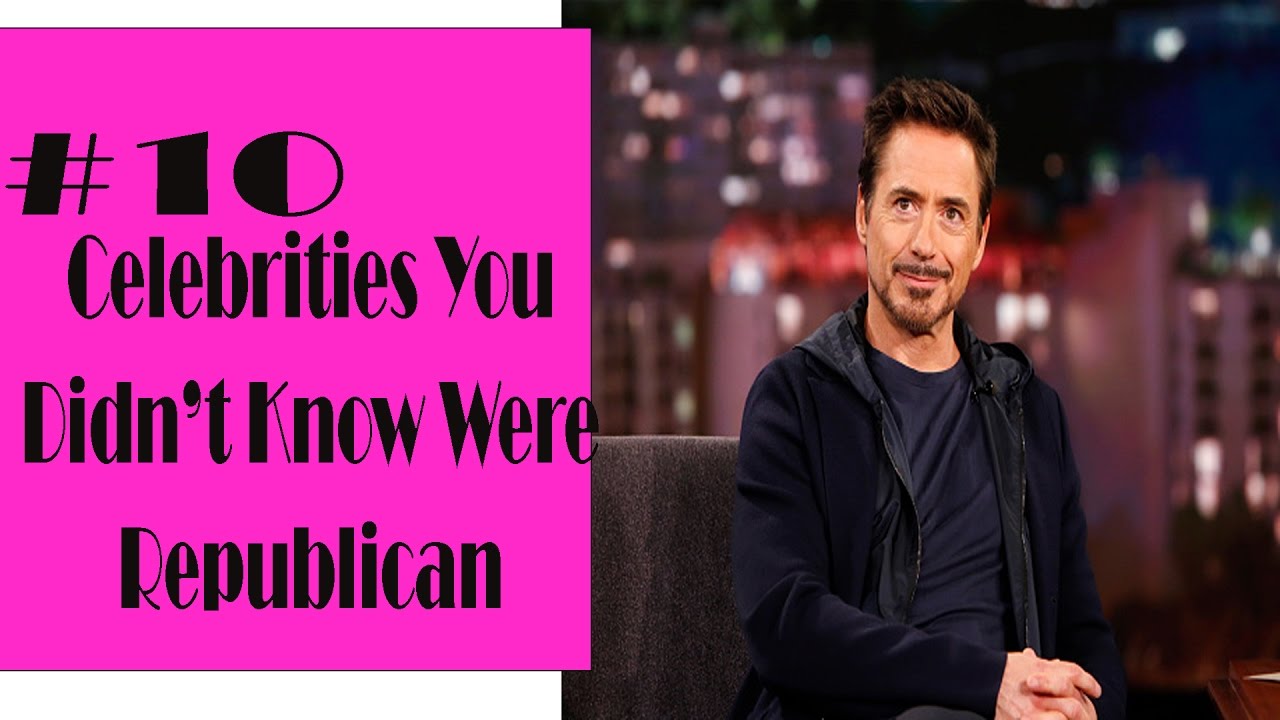 10 Celebrities You Didn&rsquo;t Know Were Republican