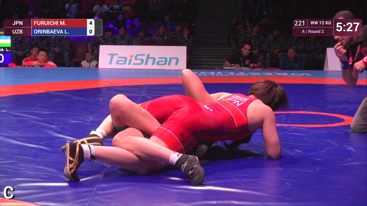 Round 2 WW - 72 kg: M. FURUICHI (JPN) v. L. ORINBAEVA (UZB)