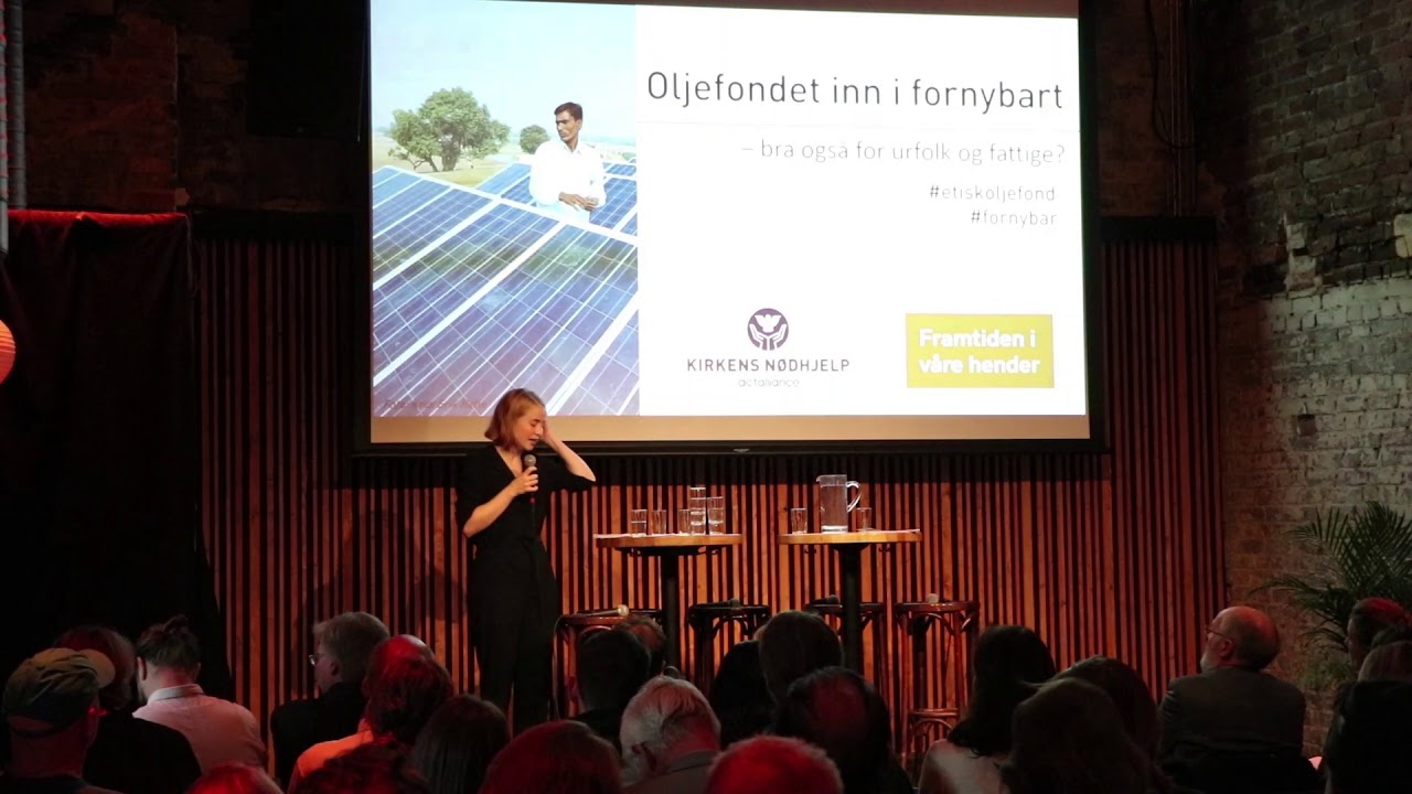 Oljefondet inn i fornybart - bra ogs&aring; for urfolk og fattige?