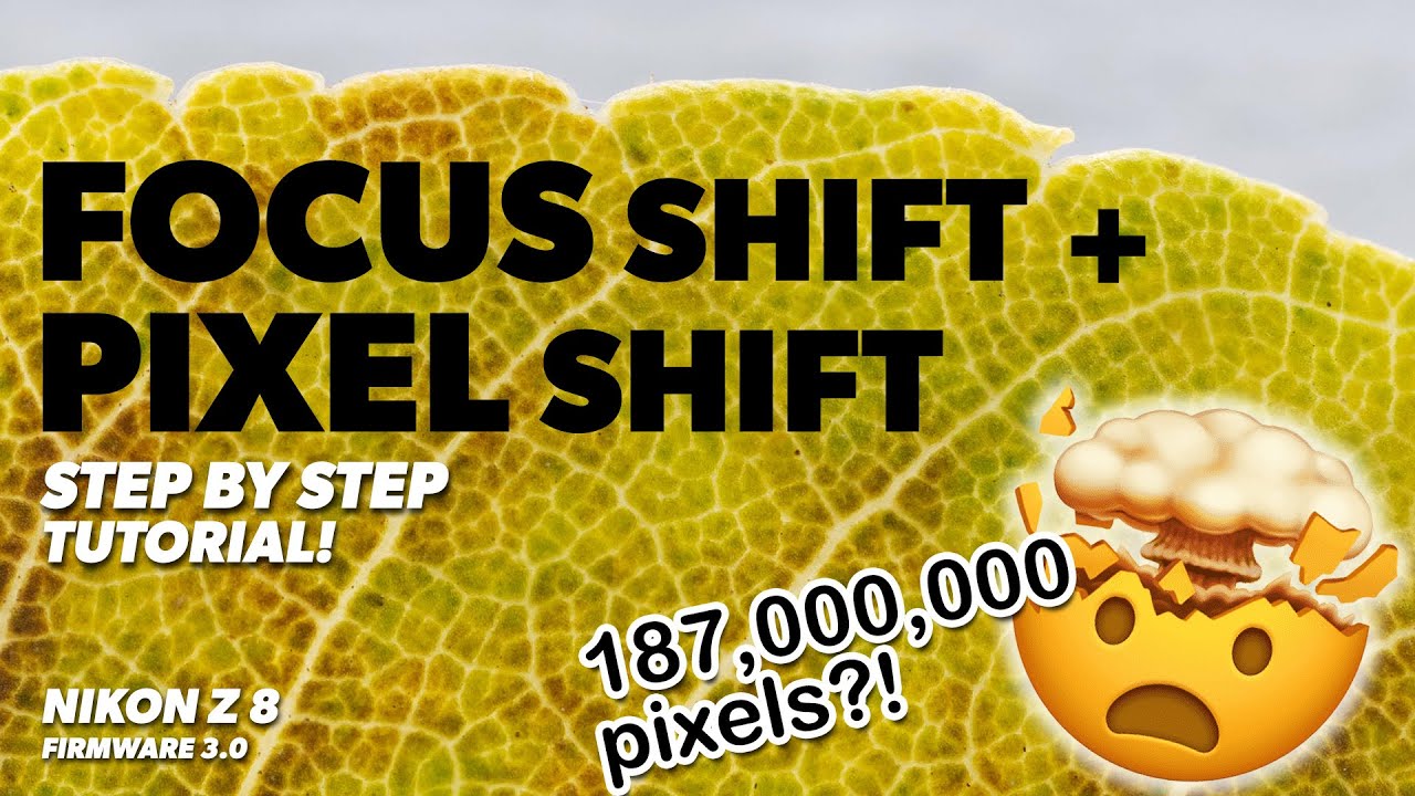 How to make 187 megapixel images with Nikon Z 8: Focus Shift + Pixel Shift combined!