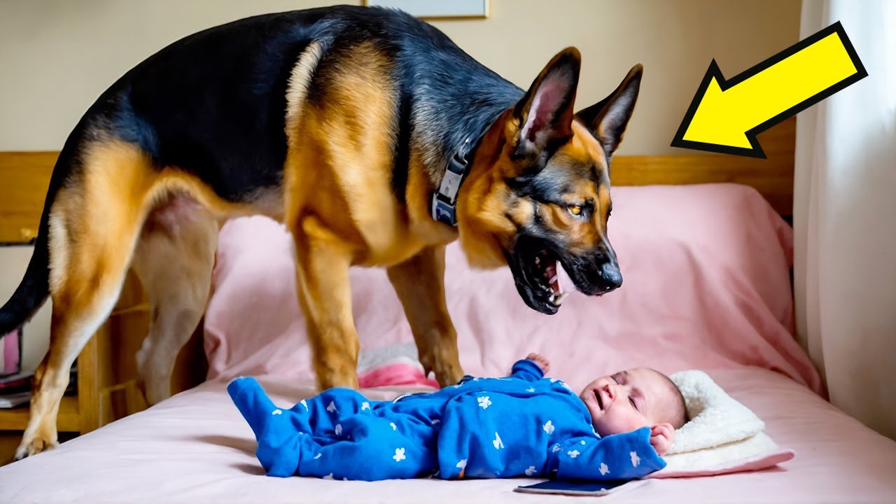 Der Hund knurrte das Kind jede Nacht an. Als der Vater herausfand, warum, war er entsetzt!!