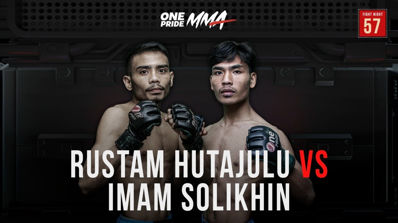 Striking Mantap! Rustam Hutajulu Vs Imam Solikhin | Full Fight One Pride MMA FN 57